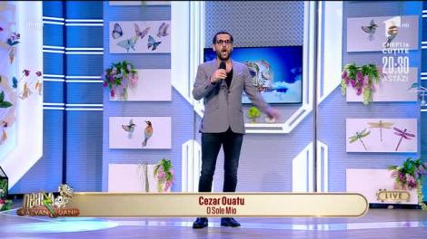 Cezar Ouatu cântă, LIVE la Neatza, melodia "O Sole Mio"