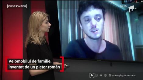 Velomobilul de familie, inventat de un pictor român