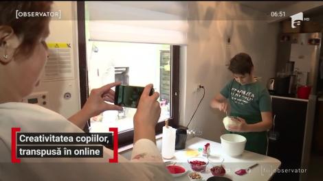 Creativitatea copiilor, transpusă în online