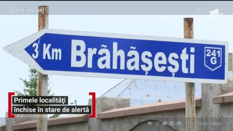 Primele localități închise în stare de alertă