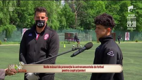 Noile măsuri de prevenție la antrenamentele de fotbal pentru copii și juniori