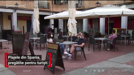 Plajele din Spania, pregătite pentru turiști