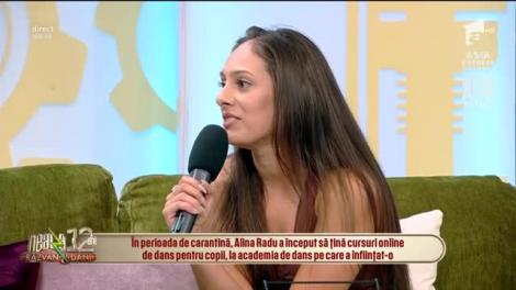 Alina Radu, demonstrație de dans contemporan la Neatza cu Răzvan și Dani