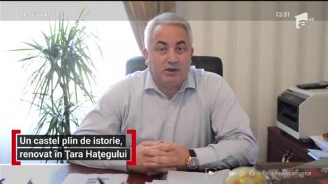 Un castel plin de istorie, renovat în Țara Hațegului