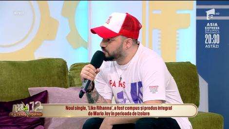 Mario Joy cântă piesa Like Rihanna, la Neatza cu Răzvan și Dani
