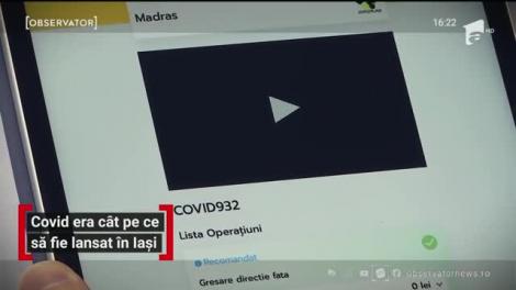 Covid era cât pe ce să fie lansat la Iași