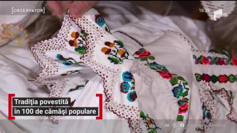 Tradiția povestită de o sută de cămăși populare
