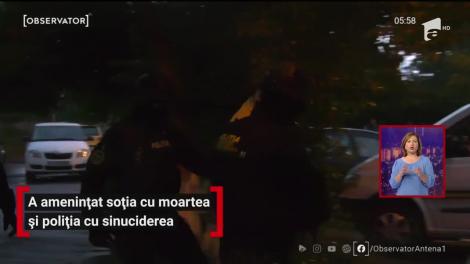 Un bărbat din Constanţa și-a amenințat soția cu moartea și poliția cu sinuciderea
