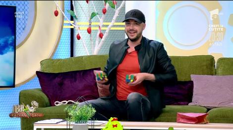 Johannes, număr spectaculos de magie, în direct, la Neatza cu Răzvan și Dani