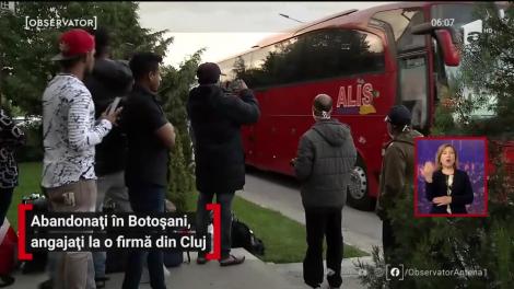 Abandonați în Botoșani, muncitorii din Sri Lanka au fost angajați la o firmă din Cluj