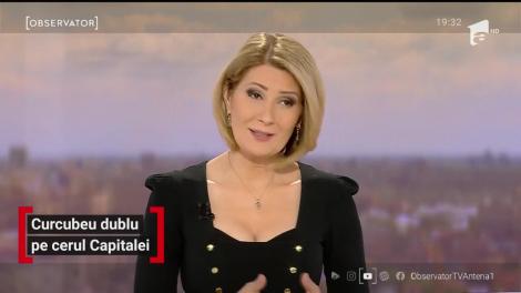 Curcubeu dublu pe cerul Bucureștiului