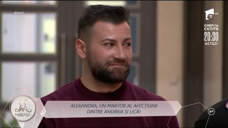 Anda Ghiță, impresii despre viață și iubire în casa "Mireasa". Alexandra, un martor al afecțiunii dintre Andreia și Lică