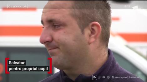 Un asistent SMURD din Timişoara, salvator pentru propriul copil, victimă a unui accident