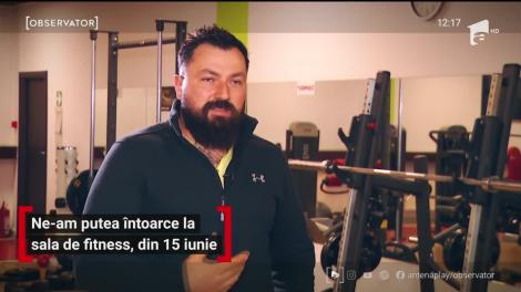Ne-am putea întoarce la sala de fitness, din 15 iunie