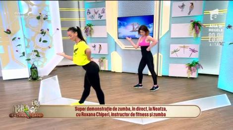 Roxana Chiperi, super demonstrație de zumba