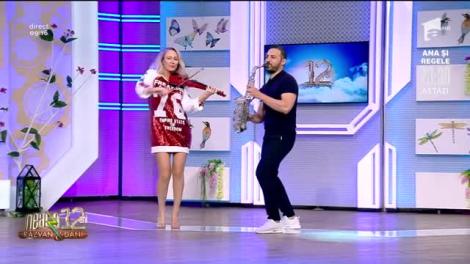 Amadeea Violin și Veran Zorilă cântă melodia Lose Control & Roses, la Neatza cu Răzvan și Dani