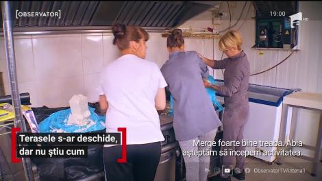 Terasele s-ar deschide, dar nu stiu cum