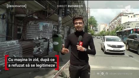 Incident grav în Capitală. Un poliţist a fost agăţat de maşina condusă de şoferul unei firme de ridesharing