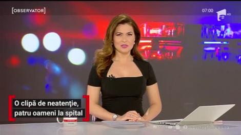 O clipă de neatenţie a băgat în spital patru persoane