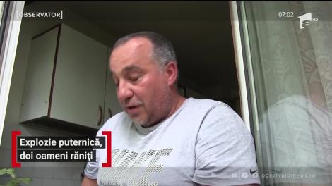Explozie puternică în Iași, doi oameni au fost răniți