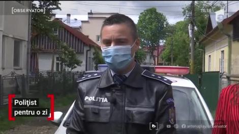 Copil din Suceava, polițist pentru o zi