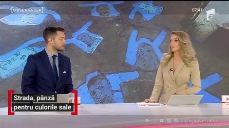 Strada, pânză pentru culorile lui Vasile Murivale