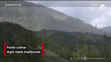 Festin culinar după rețete tradiționale, în Bucovina