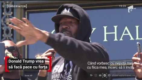 Donald Trump vrea să facă pace cu forța