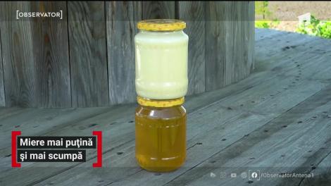 Miere mai puțină și mai scumpă