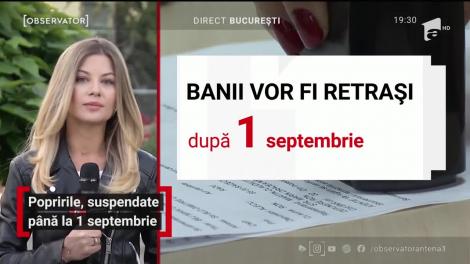 Popririle, suspendate până la 1 septembrie