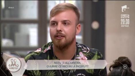 Discuție serioasă între Alexandra  si Nuțu, dar și  un sărut pasional între cei doi! |VIDEO