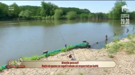 Atenție pescari! Regulile pe care trebuie să le respectați pe baltă sunt extrem de stricte