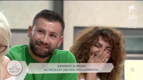 Scene fierbinți în noapte! Armando și Andra au încălcat regulamentul! Tânărul va părăsi casa "Mireasa" pentru o perioadă nedeterminată de timp! |Video