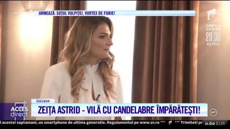 Anda Astrid, vilă cu candelabre împărătești