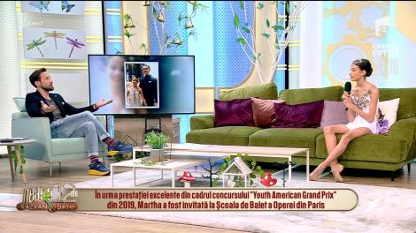 Martha Savin, demonstrație de balet, în platoul de la Neatza cu Răzvan și Dani