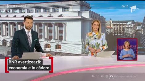Avertisment dur din partea BNR: economia ţării este în scădere