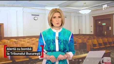 Alertă cu bombă la Tribunalul Bucureşti