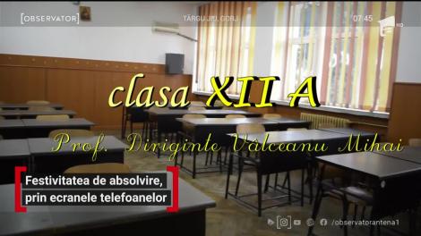 Festivitatea de absolvire a liceului prin ecranele telefoanelor. Fără banchet și poze de grup