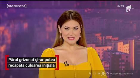 Părul grizonat și-ar putea recăpăta, în mod natural, culoarea iniţială