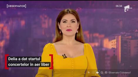 Delia a dat startul concertelor în aer liber! Spectacolele artistei continuă sâmbătă și duminică! |Video
