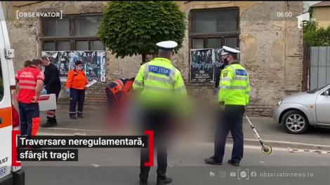 Traversare neregulamentară, sfârșit tragic