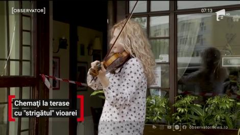 Muzică la vioară în sprijinul antreprenorilor afectaţi de criza de coronavirus