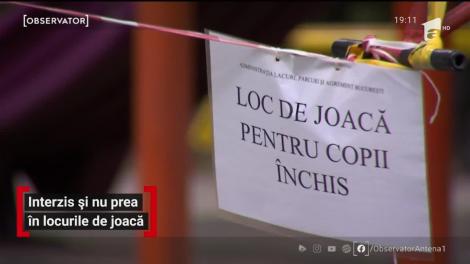 Interzis și nu prea în locurile de joacă