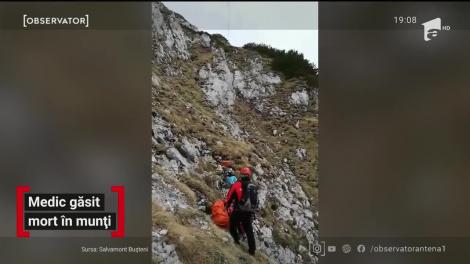 Medic stomatolog găsit mort într-o prăpastie din Munţii Piatra Craiului