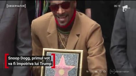 Snoop Dogg a anunţat vă votează pentru prima dată în viaţa lui. Pe cine va vota