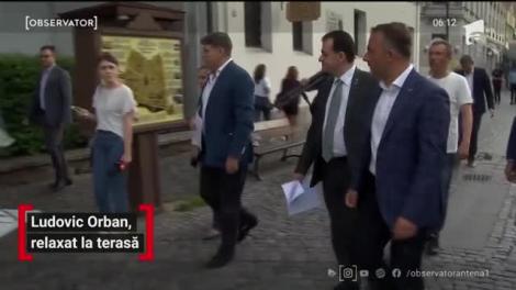 Dorul de terase l-a scos în Centrul Vechi! Premierul Ludovic Orban s-a delectat nu la unul, ci la patru localuri într-o singură zi! |Video