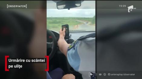 Scene ca-n filmele poliţiste pe uliţele unei comune din Iaşi