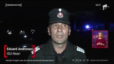 Accident violent pe o şosea din Neamț. Șoferul a murit după ce a intrat cu maşina într-un cap de pod