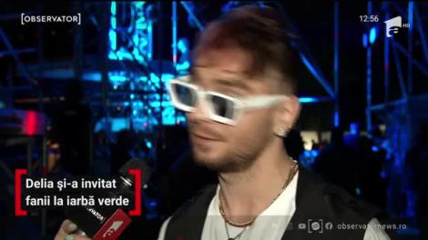 Delia și-a invitat fanii la iarbă verde. Artista a susținut un super concert în aer liber