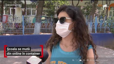 Ministerul Educaţiei a găsit soluţia pentru ca elevii să păstreze distanţa în timpul orelor. Mută şcoala în containere